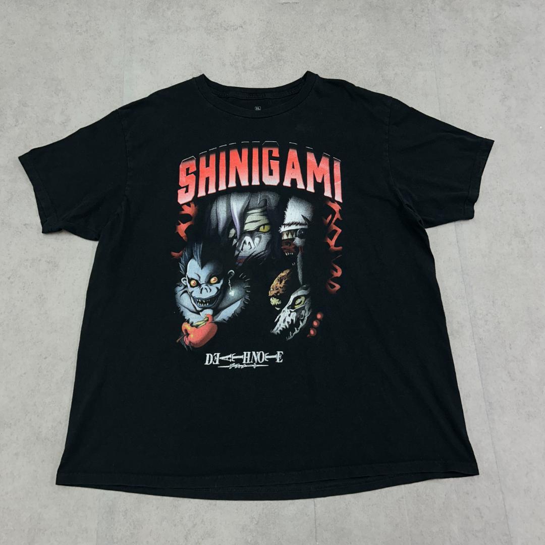 

[USED] Death Note Shinigami Short Sleeve T-Shirt, Used, Black, Size XL