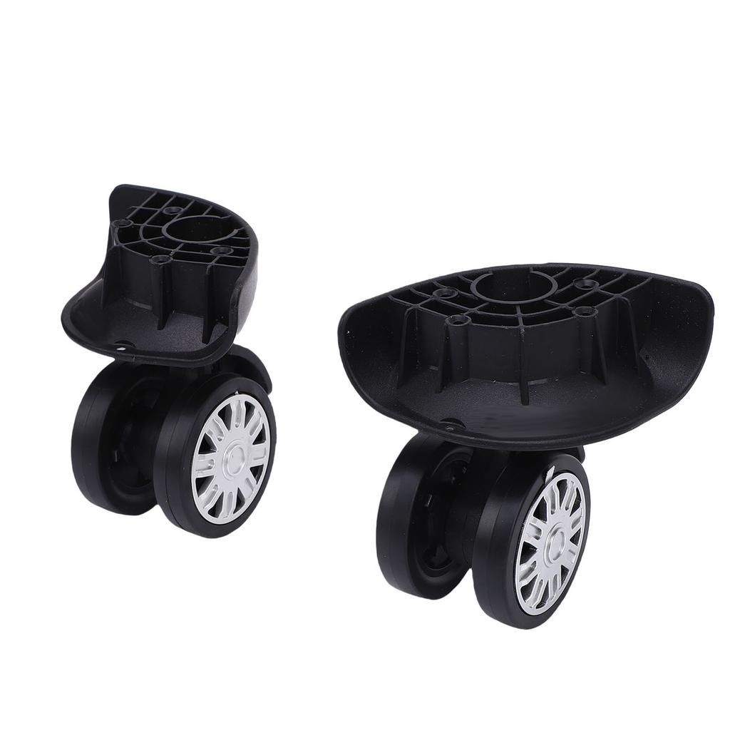1 Pair Suitcase Wheels Silent and Wear Resisting ABS Universal Replacement Luggage Caster Kit