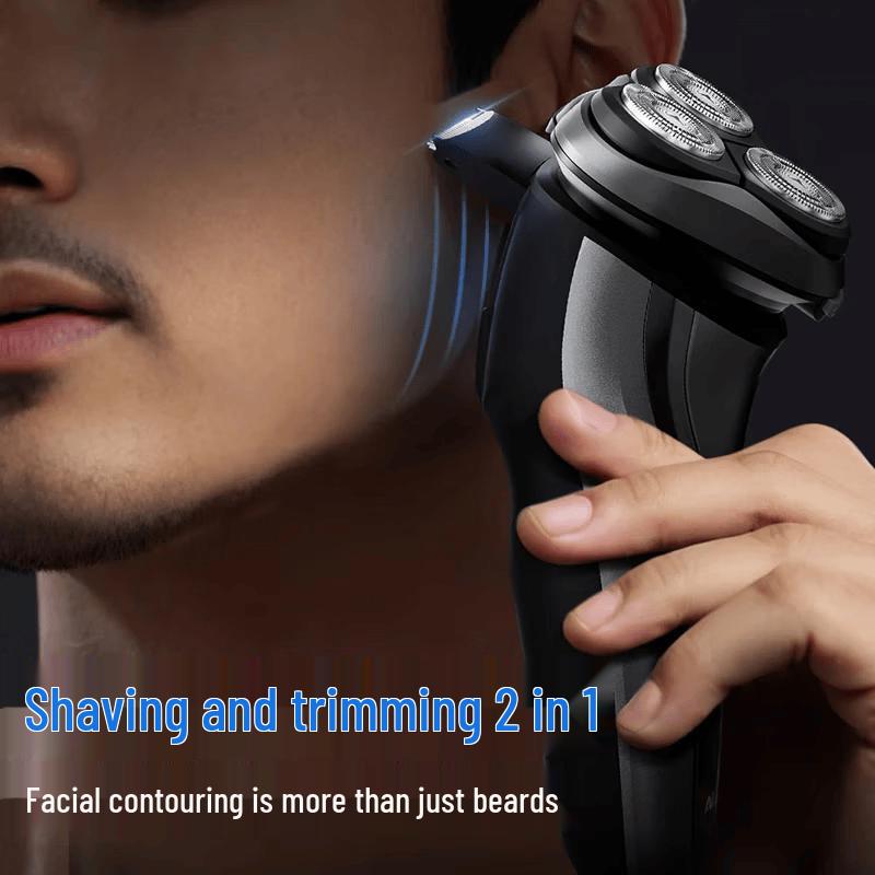 AUX Portable 3-Blade Rotary Electric Shaver CN plug (adapter included)