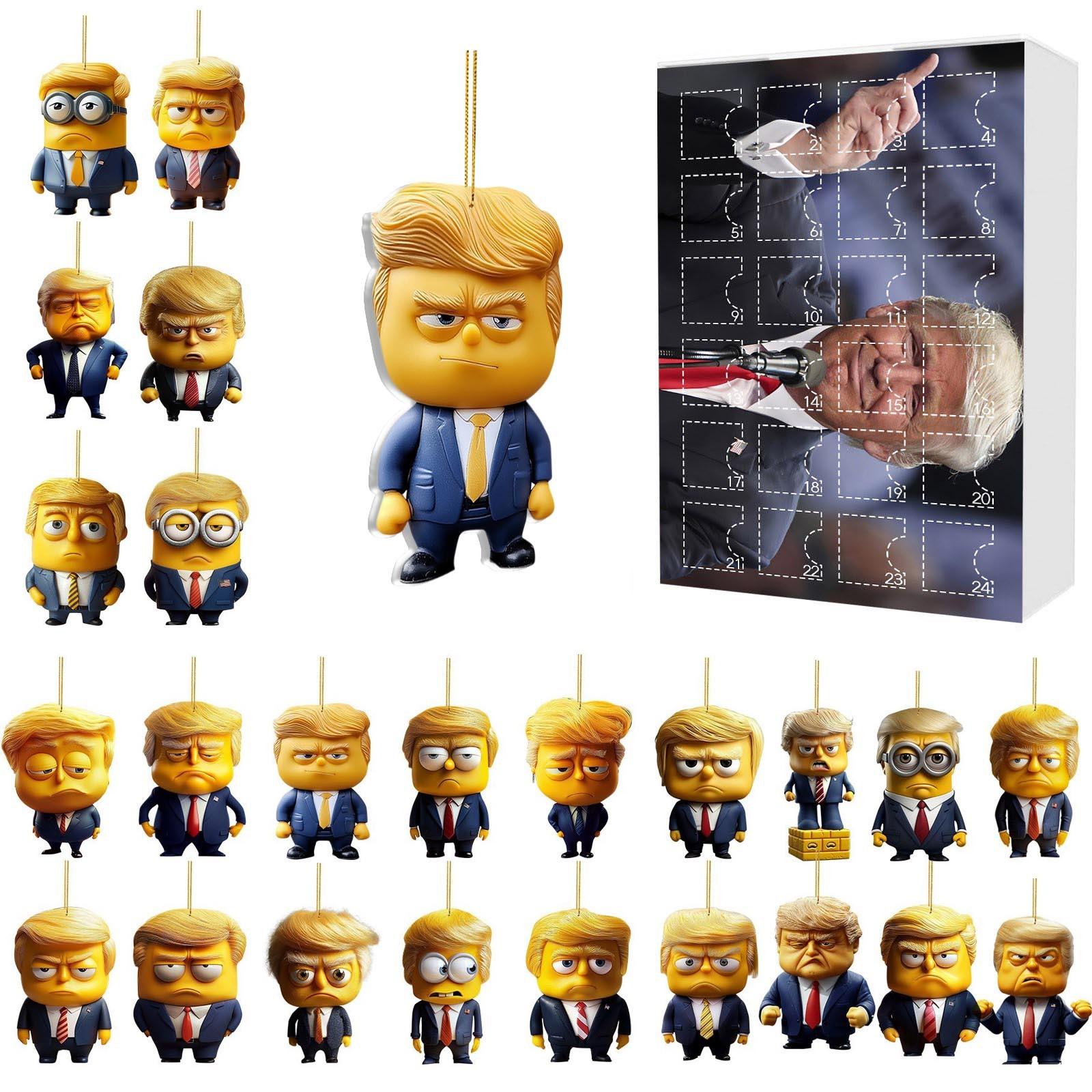 

Календарь прибытия Рождества включает в себя 24 календаря прибытия, календарь обратного отсчета до Рождества и сюрпризы в виде рождественских коллекционных предметов One Size жёлтый