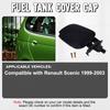 Tankdeckel Klappe Scharnier Dichtung Unlackiert Schwarz für Renault Scenic 1999 2000 2001 2002 2003 7700428371 7700838514