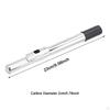 Flute Head Joint Repair Part for 16 Hole 17 Detachable Metal Accessory Mouthpiece