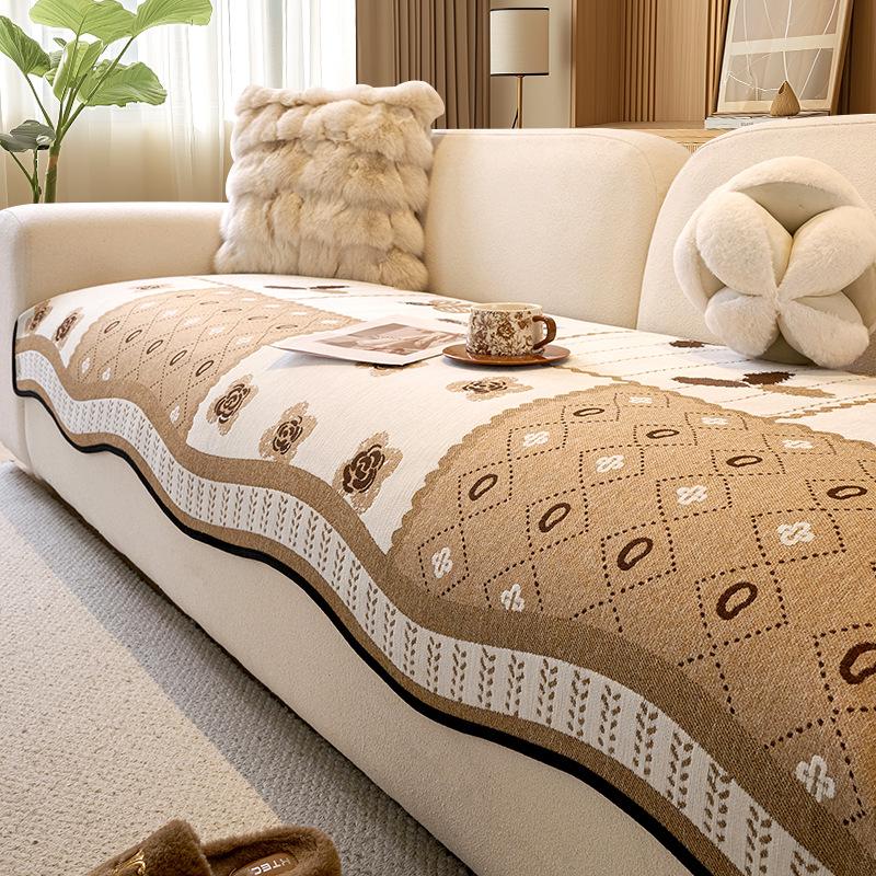 

Идиллический Специальной Формы Неправильный Диван Подушка Универсальная Во Все Сезоны Новая Нескользящая Прямой Ряд Подушка для Сиденья Чехол Защита от Царапин Кошек 70*70cm