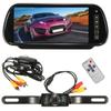 7" Car LCD TFT Monitor Mirror + 7 LED IR Waterproof Reverse Car Rearview Parking Backup Camera Kit