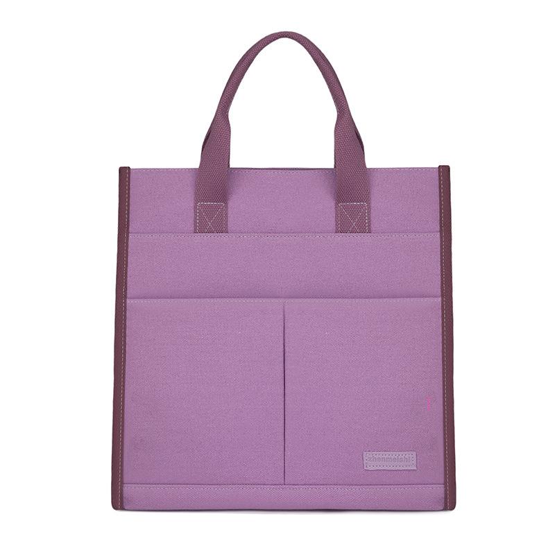 The Handbag Is Fashionable and Simple The Computer Bag Is Lightweight The Document Bag Is A Tote Bag