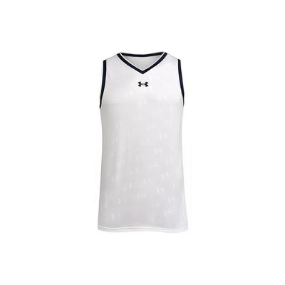 Casual Sports Training Knitted Basketball Loose Fashion Sleeveless Vest Men Tops White 21500102-100