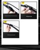 2019 FAW Bestune T77 Frameless Silent Wiper with T33 Front & Rear Rubber Strip