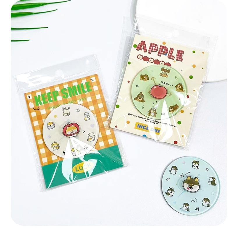 Fun Rotating Cartoon Creature Magnetic Decoration Acrylic For Refrigerator Memo Board Display