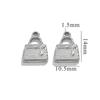 5pcs Sun 304 Stainless Steel Charms Cute Flower Crown Pendant Exquisite Compact Pendant Necklace Jewelry Accessories 14mm X 10mm