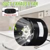 4 Inch Metal Pipe Ventilation Exhaust Fan Inline Duct Fan Air Ventilator Mini Extractor Bathroom Toilet Wall Fan Without Plug
