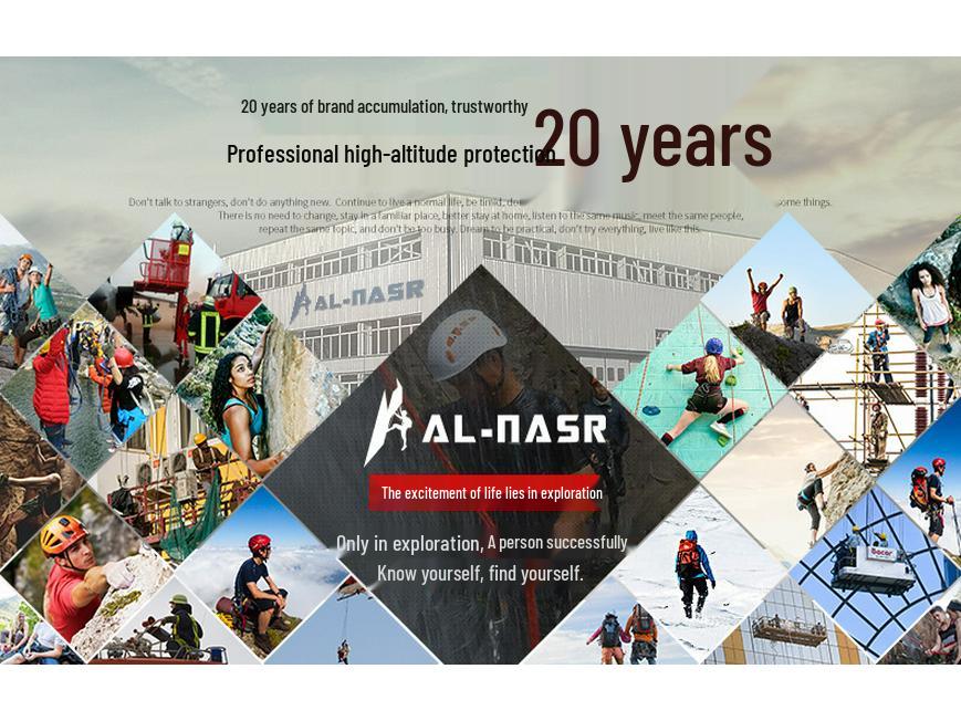 Alnas Outdoor Climbing Self-Locking Rope Grabber and Fall Arrester