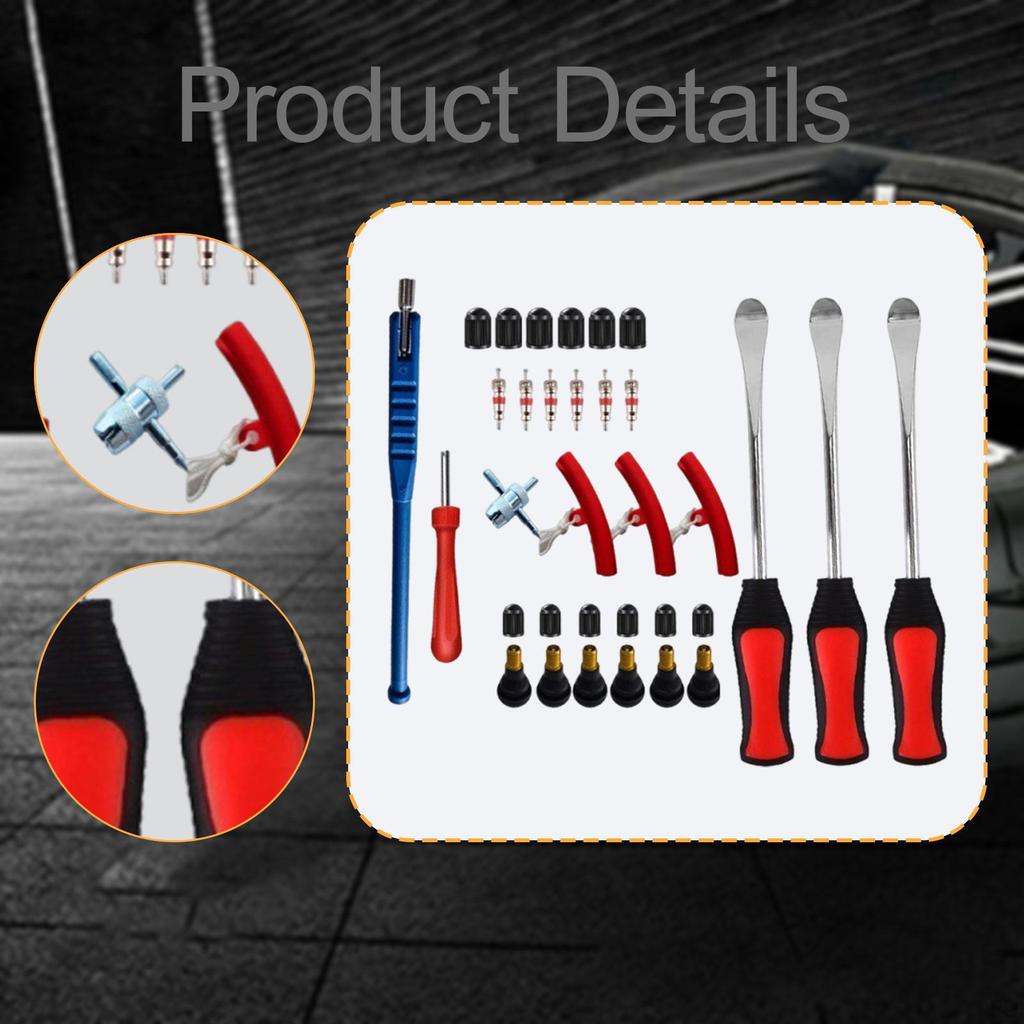 Auto Motorrad Reifenmontierhebel Werkzeugsatz Wulstlöser Mehrzweck mit Felgenschutz