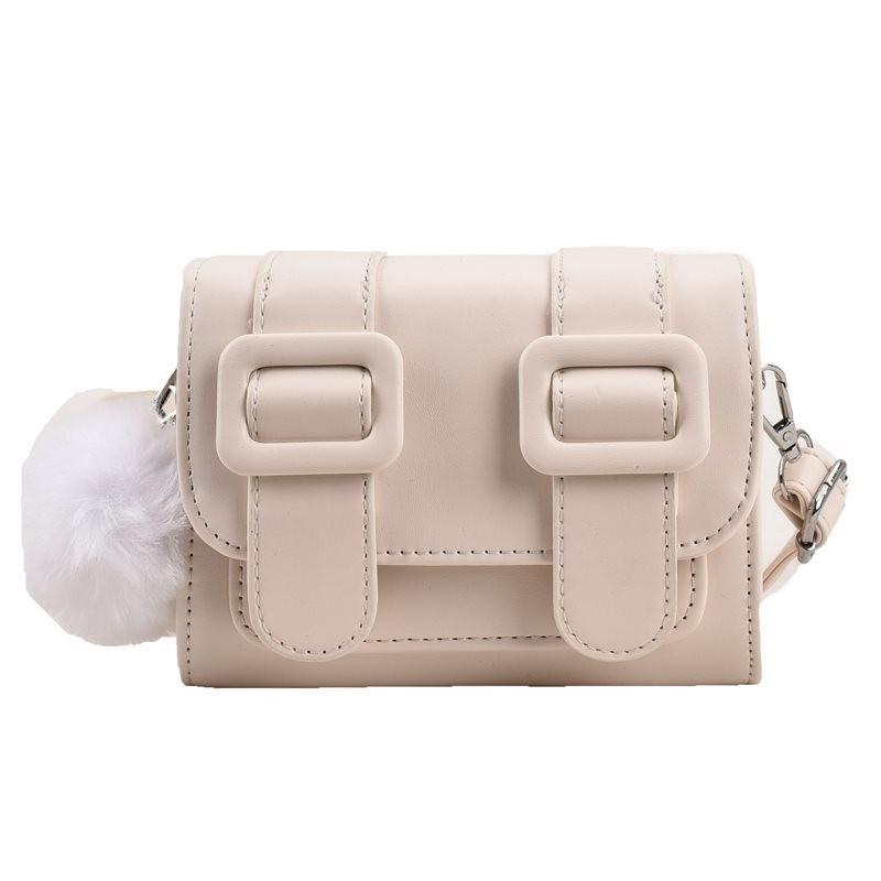 Chic French Style Small Crossbody Bag For Women Trendy Pu Leather Summer Essentials In Pink