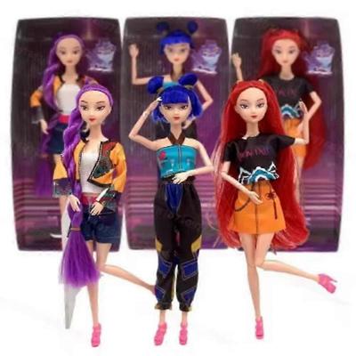3X 30cm Kpop Demonų Medžiotojos Mergaitės Lėlė Žaislas Rumi Mira Zoey Figūrėlė Lėlės Gimtadienio Dovana