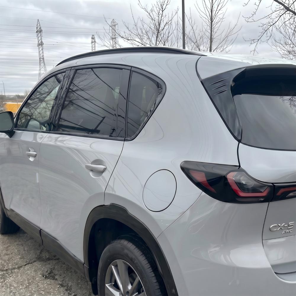 Für Mazda CX-5 CX5 2026 2027 Heckflügel-Zierabdeckung Heckfenster Hecktür-Spoiler 3D Dreidimensionales Design Aufkleber Zubehör