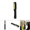 1Pc Portable Led Hand Torch USB Rechargeable Magnet Clip Work Light Inspection Lamp (Black)