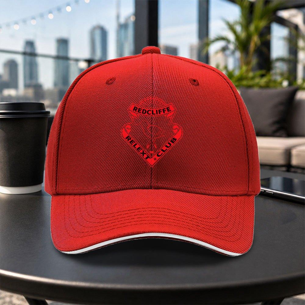 Redcliffe Club Sandwich Baseball Cap  Unisex Adjustable Duckbill Hat for Travel Parties Daily Wear