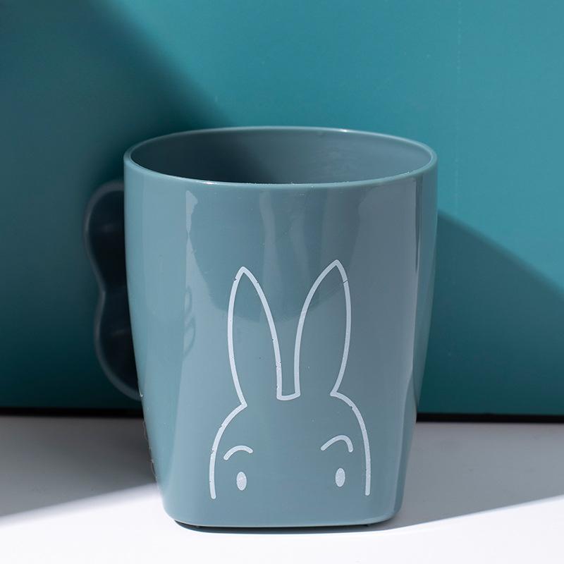 

Детские мультяшные милые кружки для полоскания рта, бытовые кружки большой емкости для мытья зубов, пластиковые кружки для чистки зубов и полоскания рта 501-600ml синий