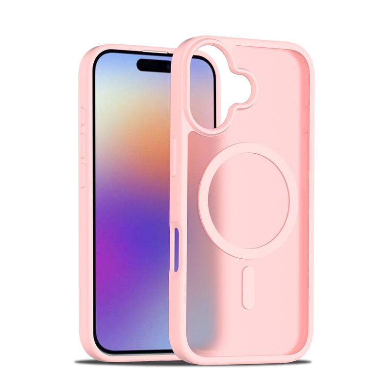 

Magnetic Attraction Frosted iPhone 17 Case, Compatible with iPhone 13, 14, 15, 16, 17 Models iPhone 15 Pro Max