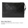 Gucci Leather Wristband Clutch Men's Black 625569-1W3AN-1000
