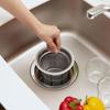 Belca Stainless Steel Sink Drain Trash Bin, Made In Japan, 135/145 Compatible, 14.4cm Diameter/13.4cm X 11.9cm Height, SP-226