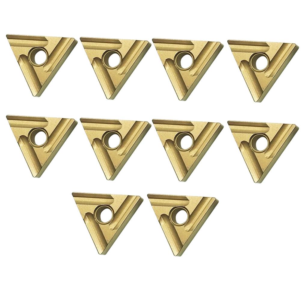 Set of 10 TNMG160404 TNMG331 Inserts for CNC Lathes Optimal Tooling for Steel Stainless Steel and Iron Processing