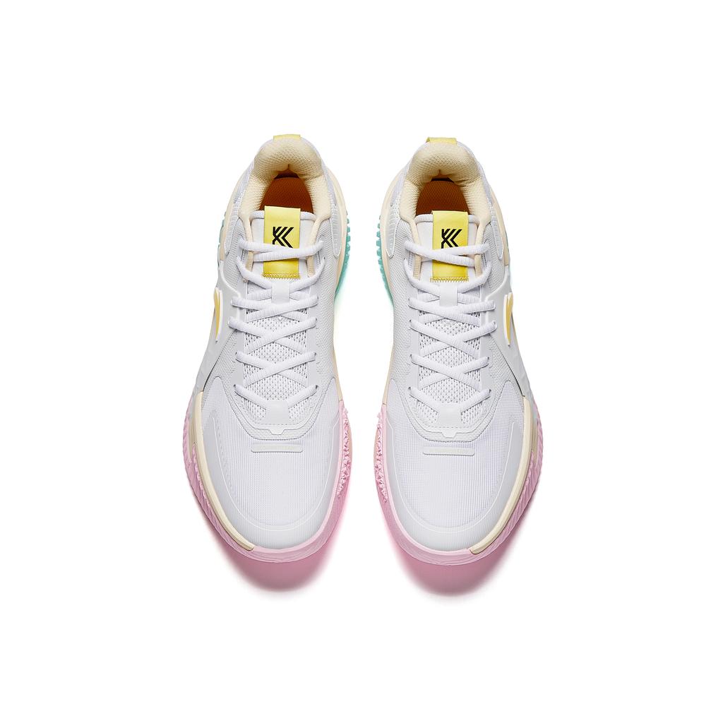 Anta Air Zone 5 West Coast Outdoor Basketball Shoes Men Sneaker White Blue Pink 912511606Q-4