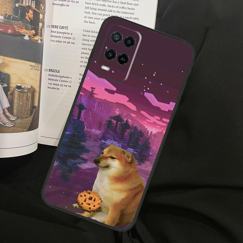 Funny Cheems Doge For Oppo A38 A18 A58 A78 A98 A79 A40 A60 A80 A16 A76 A96 A15 A74 A94 A54 A77 A17 Phone Case
