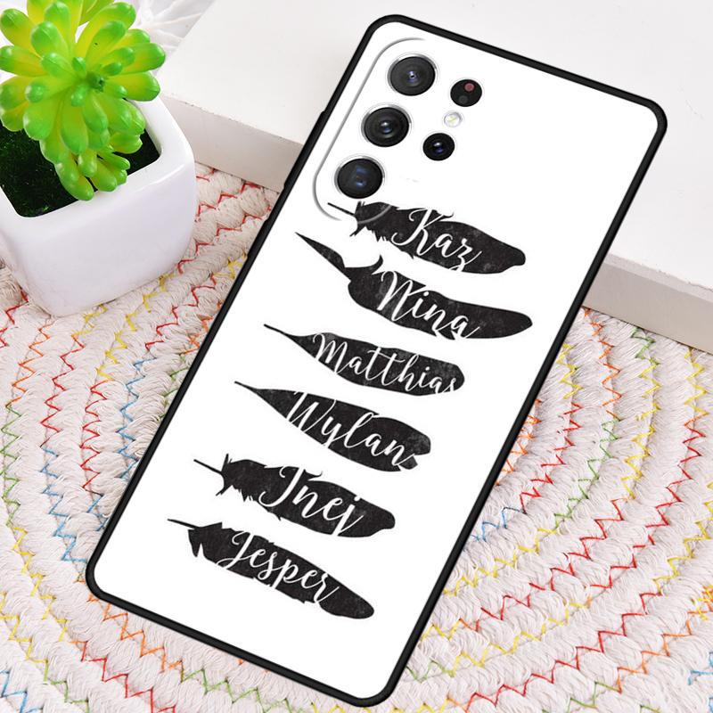 

Six Of Crows TPU Phone Case For Samsung Galaxy note 10 pro S26 S25 S24 S23 S22 Ultra Plus S21 FE S20 Shockproof Cover Galaxy S23 Ultra