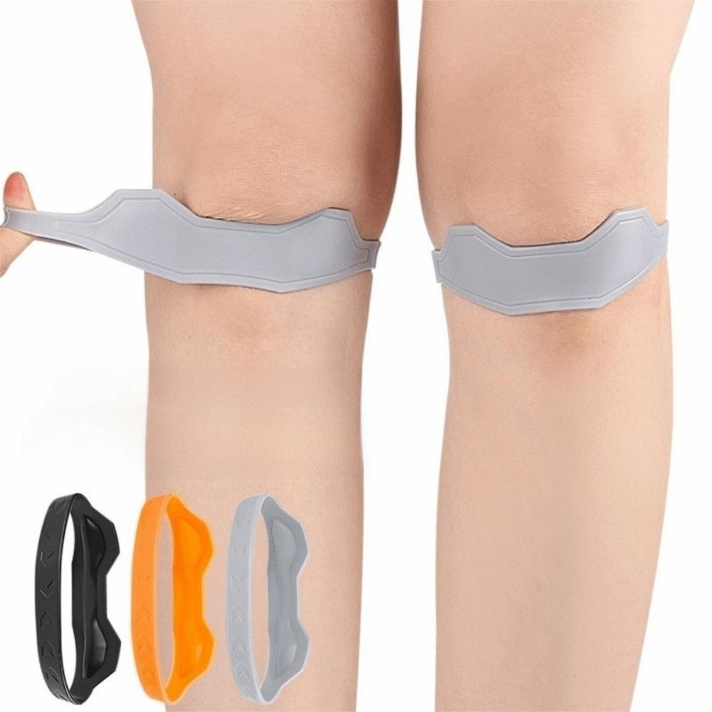 Flexibler Patella-Kniegurt Silikon-Knie-Sportstützband Patellasehnen-Kniegurte Sport
