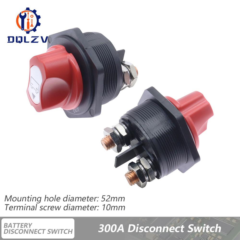 DC 32V Car Battery Switch Disconnecter Power Isolator 50A 100A 200A 300A Cut Off Rally Switch Kit For Car Motorcycle Truck Boat