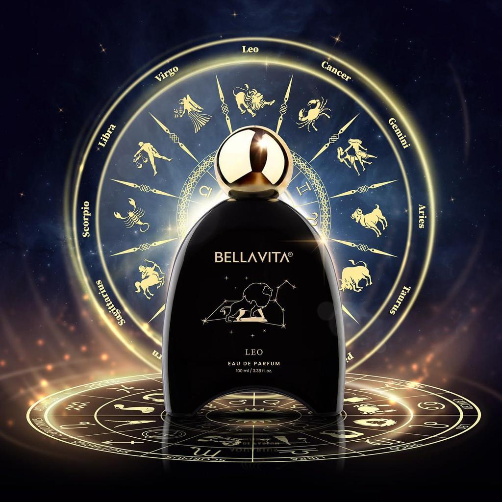 BELLAVITA Zodiac Collection Leo | Long Lasting Perfume for Man and Woman|Spicy, Woody & Vanilla Premium Unisex Fragrance for Men and Women