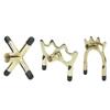 3PCS Pool Bridge Head Reusable Aluminium Alloy Billiard Cue Bridge Head for Billiard Pool Cue Stick