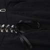 Goth Streetwear Gothic Skirt Women Harajuku Emo Alternative Grunge High Waist Bandage A-line Skirts Y2k E-girl Indie Clothes