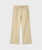 Noir For Woman Cotton Loose Flare Pants (Pale Yellow)
