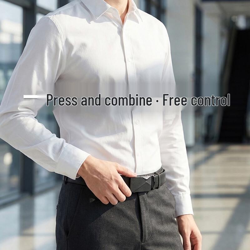 

Men s Automatic Buckle Genuine Leather Belt