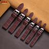 10mm 12mm 14mm 16mm 18mm 20mm Universal Replacement Leather Straps Ultra-thin Watch Band for Men Women Casual Wristwatch Band