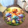 Wolf Heart Floral Fantasy Round Rug Home Soft Decorative Anti Slip Yoga Table And Chair Mat Carpet Outdoor Floor Mat Carpet S8