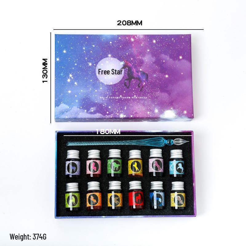 

Набор хрустальных ручек с градиентом «Звездное небо» - Подарок для студентов и бизнеса