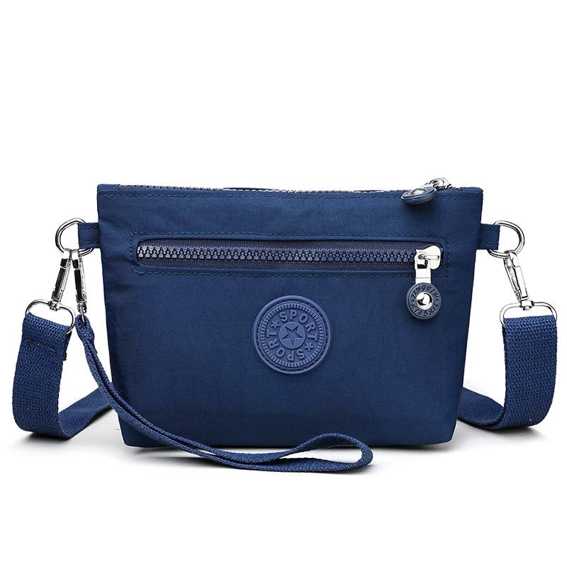 

Женская сумка через плечо, большая вместимость, нагрудная сумка, сумка для мамы, нейлоновая сумка через плечо темно-синий