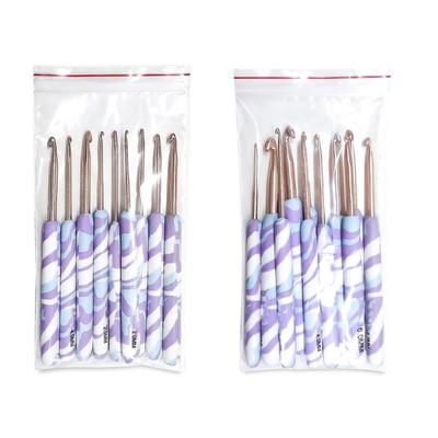 9/11Pcs Ergonomic Grip Crochet Hook Ergonomic Handle Crochet Hook Needle for Beginner Adult 2.0mm-6.0mm OR 2.0mm-8.0mm