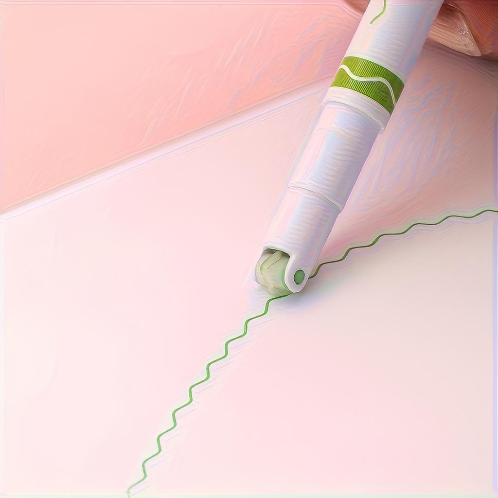 6 Outline Pens with Pattern Roller Seals, Suitable for Hand Copying Reports and Hand Account Highlighting