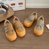 Frosted Leather Platform Bread Shoes Women's Autumn New Fashion Round Head Casual Velcro Women's Shoes Muffin Shoes