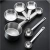 Stainless Steel Coffee Measuring Spoon with Scale Kitchen Measuring Cup  Seasoning Measuring