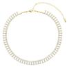 High Quality Iced Out Bling Sparking Clear Cubic Zirconia CZ Paved Star Starburst Charm Choker Necklace For Women