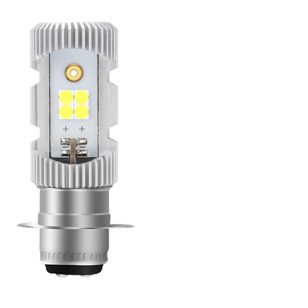 BA20D H4BS Motorcycle LED Headlight, High Brightness LED Chip, 6,500 K, White, HI/LO Switching,