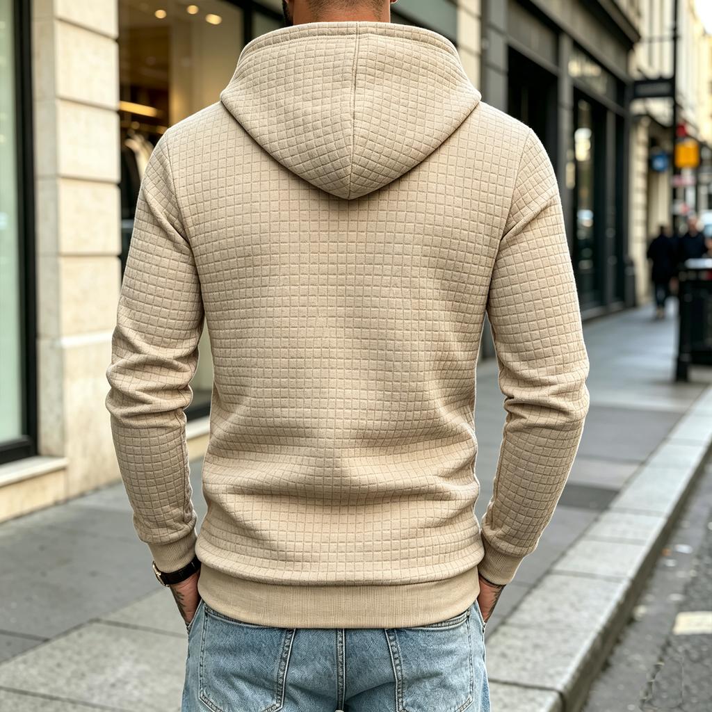 Herren lässiger sportlicher Hoodie, Langarm-Sweatshirt für Herbst und Winter
