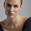 Luxenter Collier de zirconium brillant finition en rhodium - Akele
