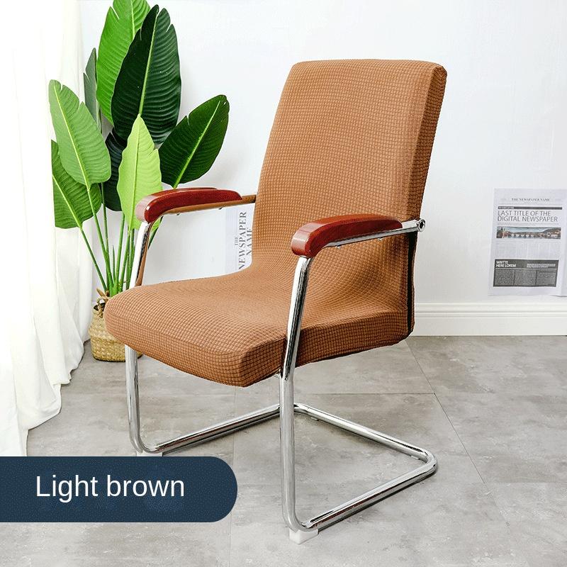 

Флисовый чехол для компьютерного кресла, водонепроницаемый, эластичный, чехол для офисного кресла, чехлы для подлокотников, вращающихся кресел для кинотеатров, интернет-кафе L