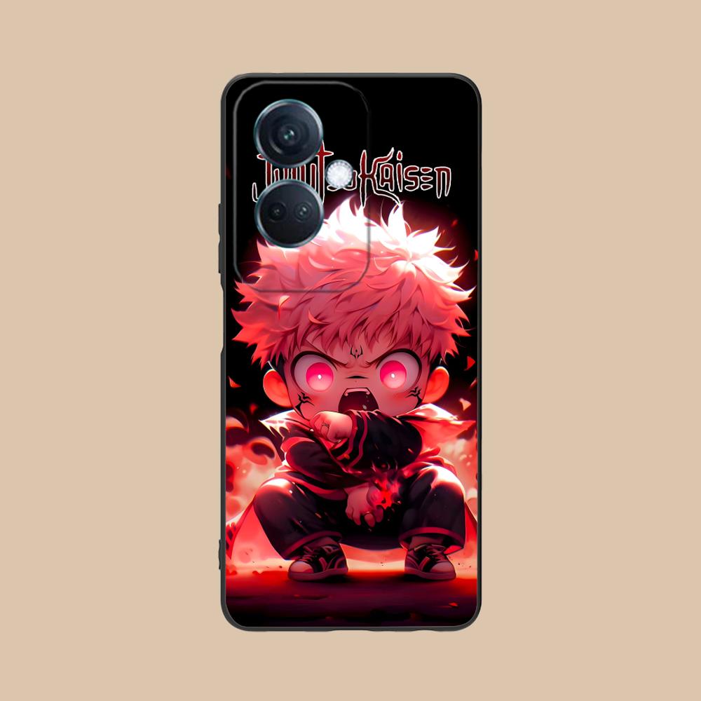 Jujutsu Kaisen Sukuna Mobile Phone Case for OPPO Reno 14 13 12 11 10 9 8 7 6 5 F T Pro 5G Colorful Printing Cover Cover Pretty